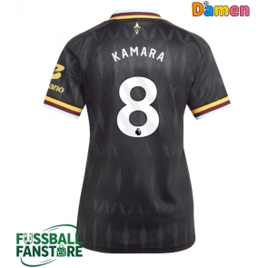 Aston Villa Boubacar Kamara #8 Replik Auswärtstrikot Damen 2026-27 Kurzarm